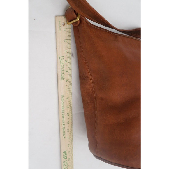 Vintage Coach Bucket Bag ~ Duffle Sac Large RARE 0712 Light Brown Made in USA - Picture 14 of 15